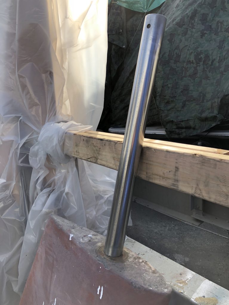 Fixing rudder wobble –